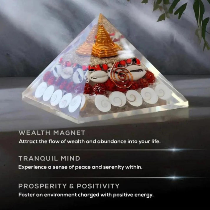 💎 Crystal Lakshmi Wealth Gomati Chakra Pyramid 💰| Free Shipping 🚚 & COD | 50% Off 🔥