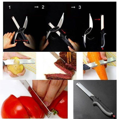 2-in-1 Smart Clever Cutter Knife