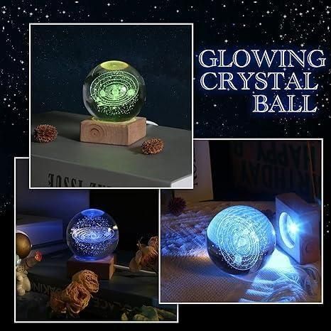 3D Crystal Lamp Ball - Assorted Design