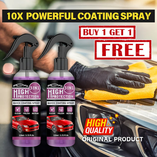 Car Coating Spray Automobile Glass Coating Agent (Pack of 2)