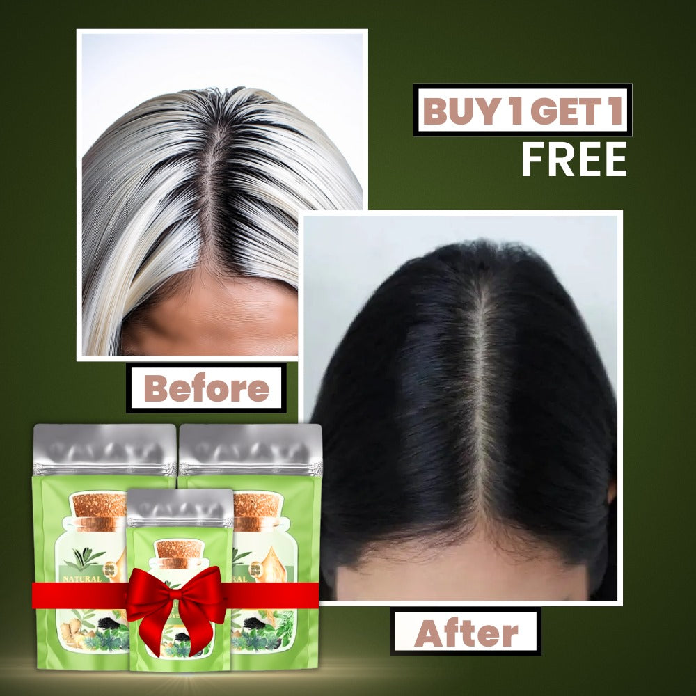 Natural Plant Hair Dye Pouch - BUY 1 GET 1 FREE