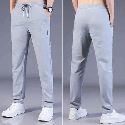 SwiFit™️ Elastic Men's Track Pants | Pack of 2